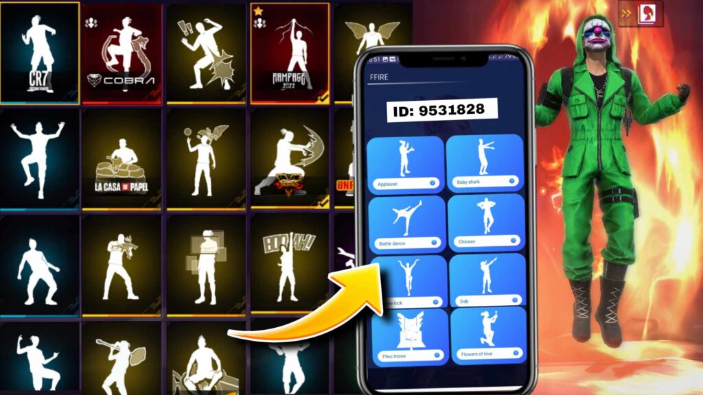 Generadores de Emotes en Free Fire